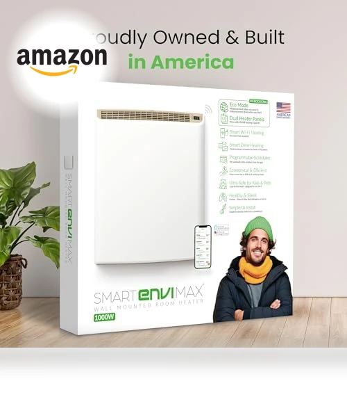 Wi-fi Plug-in Electric Wall Heater — Heaters, ENVI