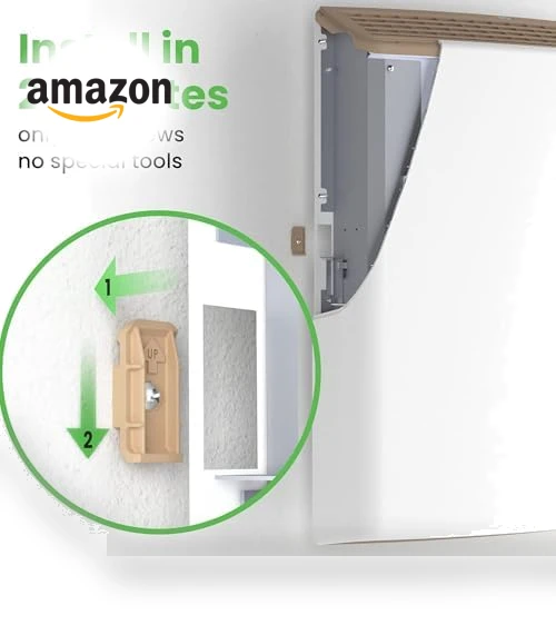 Wi-fi Plug-in Electric Wall Heater — Heaters, ENVI