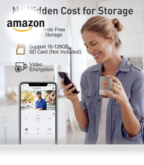 Wireless Doorbell Camera — Smart Home Security, XTU