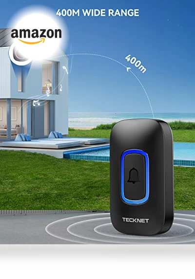 Wireless Doorbell with RGB Alarm Lighting — Kits, TECKNET
