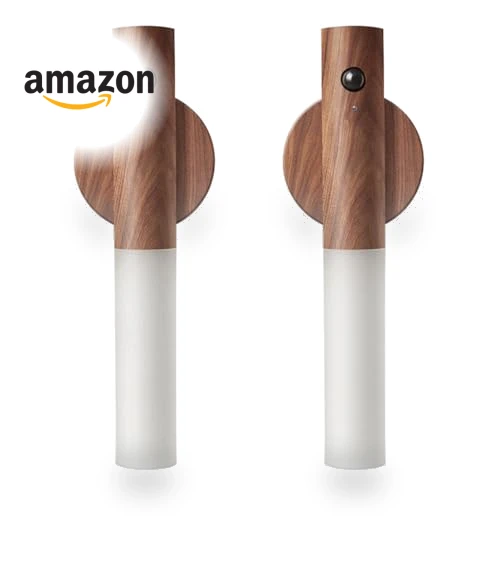 Wooden Motion Sensor Lights Indoor — Night Lights, LANDGOO