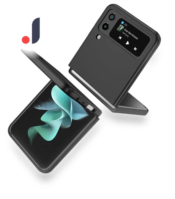 Adjustable Kickstand Anti-drop Folding PC Phone Case with Car Mount Metal Sheet — Phone Accessories, Smartwatch 2025