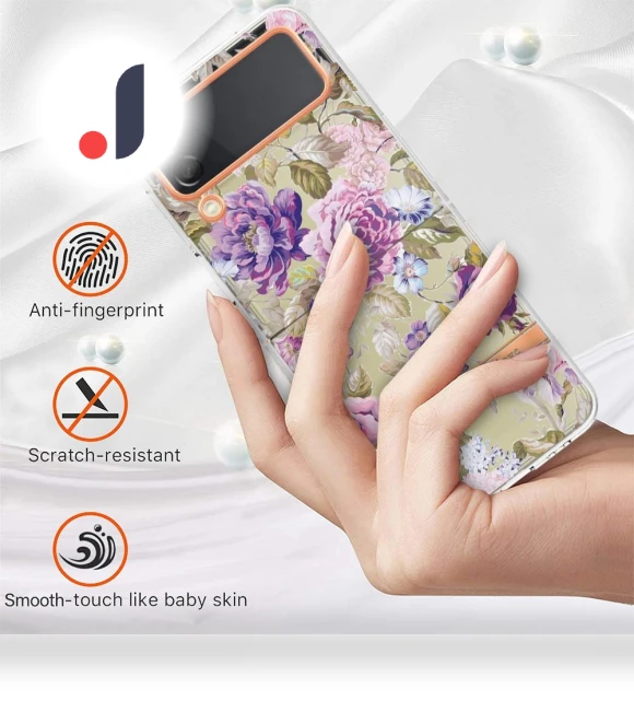 Flower Pattern Electroplated TPU Back Cover — Bumpers, Smartwatch 2025