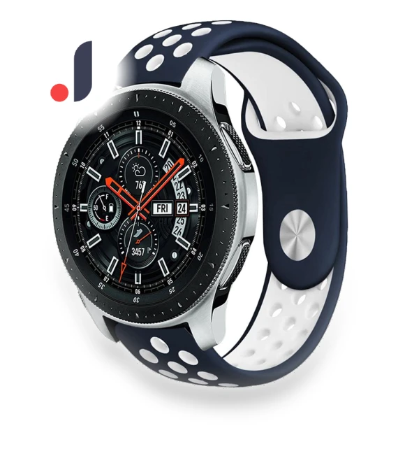Hollow-out Two-color Silicone Wrist Band — Bands, Smartwatch 2025