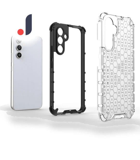 Honeycomb Texture TPU+PC Phone Case — Bumpers, Smartwatch 2025