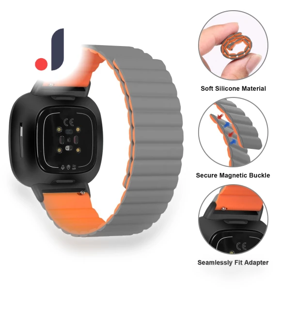 Magnetic Silicone Watch Band — Bands, Smartwatch 2025