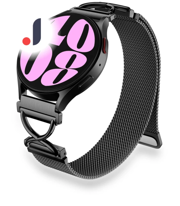 Milanese Band Electroplated Stainless Steel Magnetic Watch Strap — Smartwatch Straps, Smartwatch 2025
