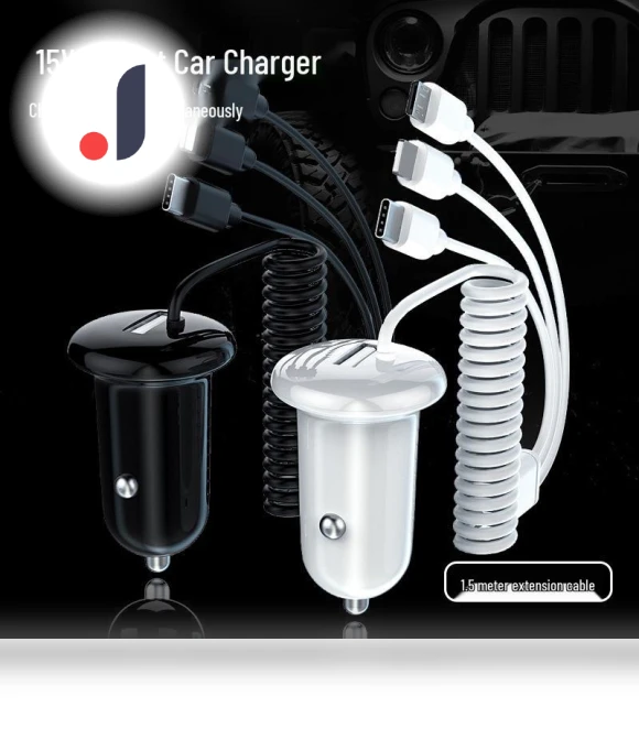Multi-Function 3-Port Car Charger — Vehicle Power Solutions, Deals Depot
