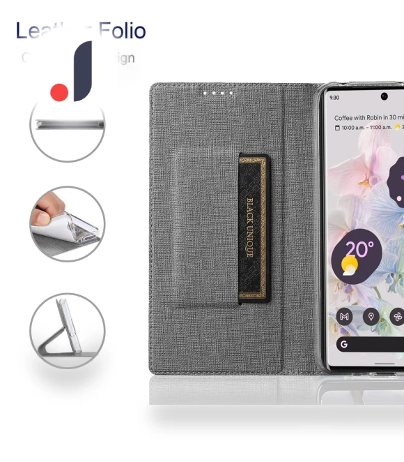 Protective Book Case with Auto-Close Magnet, Card Holder and Stand — Smartwatch Protectors, Smartwatch 2025