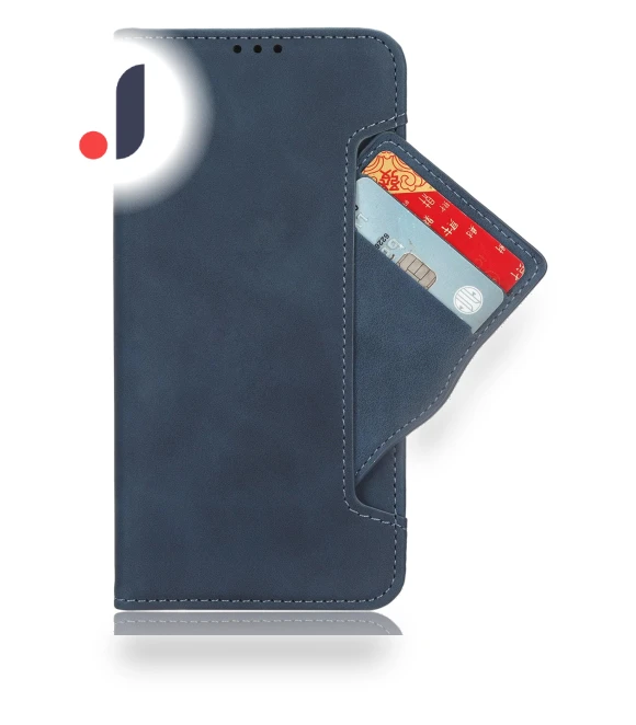 PU Leather Case with Multiple Card Slots and Cell Phone Stand — Phone Accessories, Smartwatch 2025