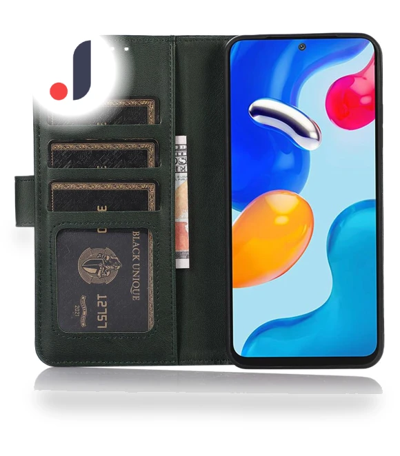 PU Leather Flip Phone Cover with Wallet Card Slot — Flip Cases, Smartwatch 2025