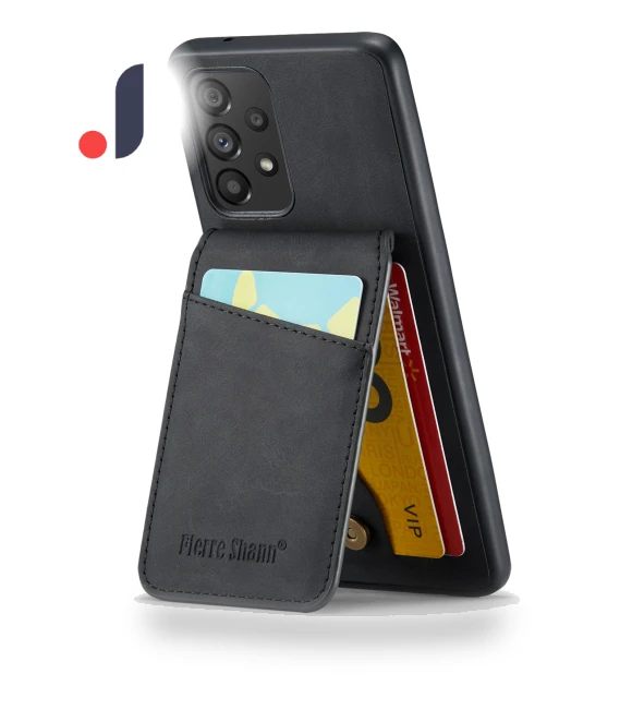 PU Leather+TPU Kickstand Shell RFID Blocking Card Holder Phone Case — Phone Accessories, Smartwatch 2025