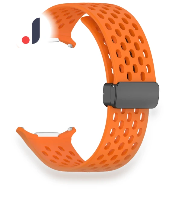 Silicone Watch Band with Magnetic Folding Buckle — Fitness Bands, Smartwatch 2025