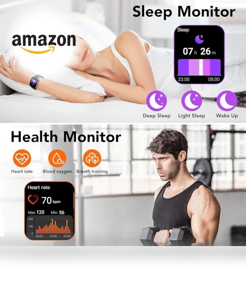 Smart Watch with Heart Rate Monitor — Smartwatches, taopodo