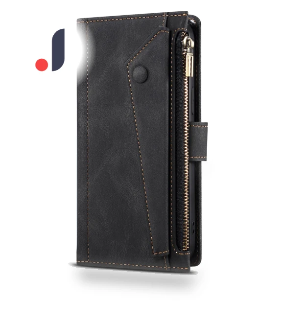 Zipper Pocket Adjustable Stand Wallet Phone Case — Smartwatch Protectors, Smartwatch 2025