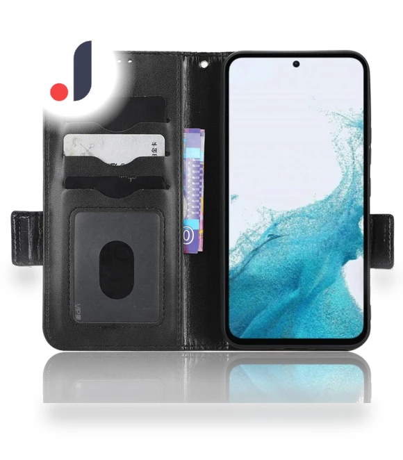 Anti-Drop PU Leather Wallet Protective Phone Case with Stand and Wrist Strap — Phone Accessories, Smartwatch 2025