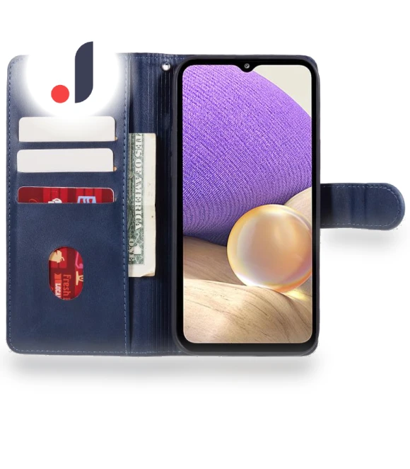 Anti-Scratch Flip Stand PU Leather Cover Wallet Calf Texture Phone Case — Phone Accessories, Smartwatch 2025