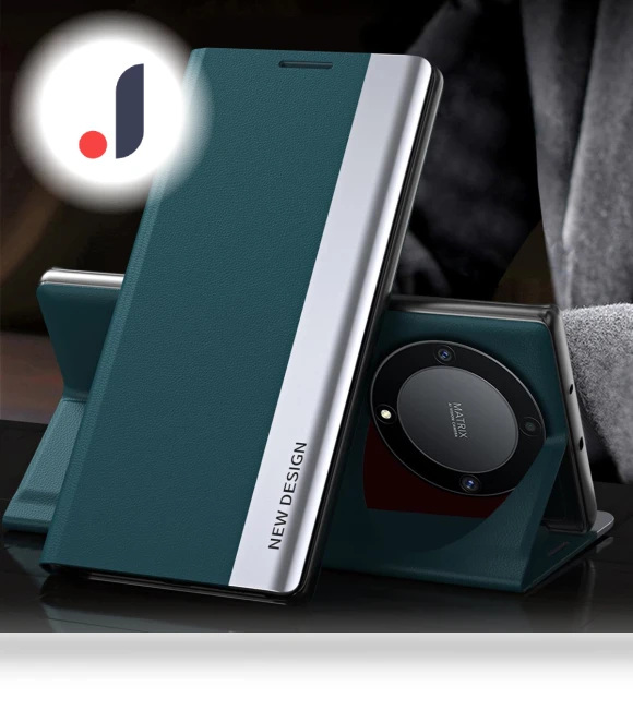 Galvanic Coating PU Leather Flip Stand Phone Case — Flip Cases, Smartwatch 2025