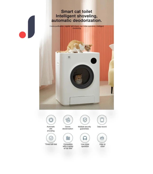 Large Size Smart Automatic Cat Litter Box — Litter Boxes, Decor Dream