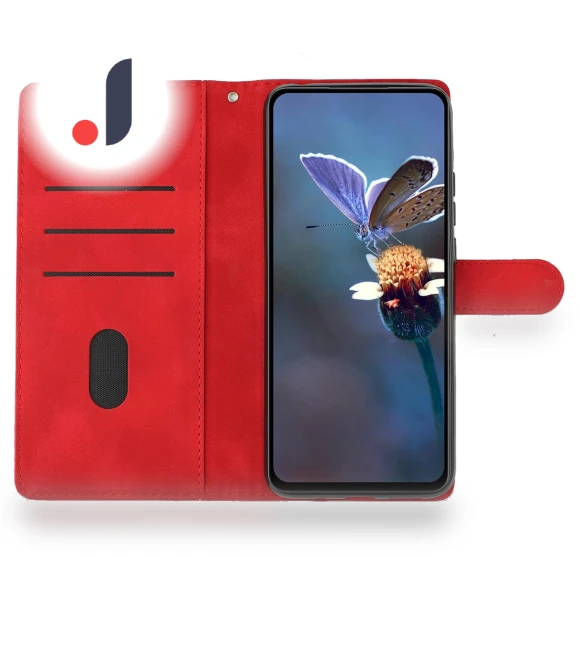 Leather Case Stand Wallet Phone Cover — Phone Accessories, Smartwatch 2025