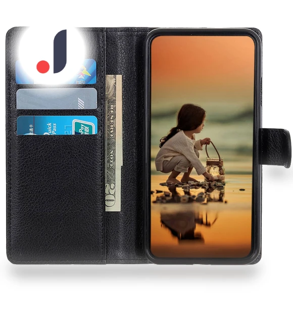 Litchi Texture Wallet Leather Phone Cover — Phone Accessories, Smartwatch 2025