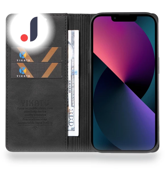 Magnetic Auto-absorbed PU Leather Shell Phone Wallet Stand Cover — Phone Accessories, Smartwatch 2025