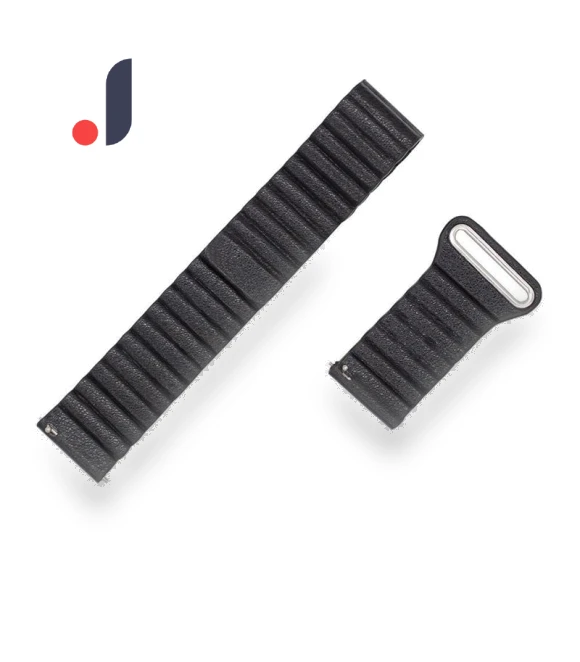 Magnetic Closure Leather+Silicone Smart Watch Strap — Smartwatches, Smartwatch 2025