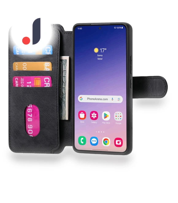 Magnetic Detachable Leather Phone Wallet Cover — Smartwatch Protectors, Smartwatch 2025