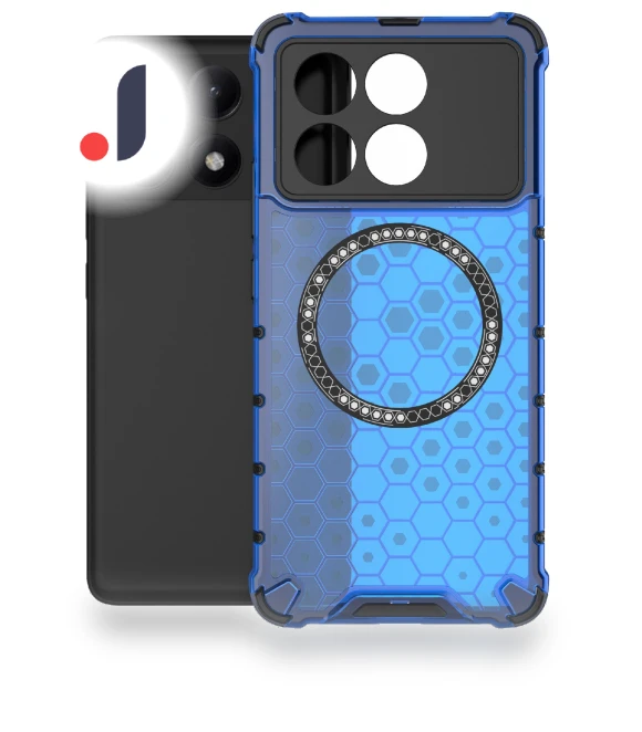 Magnetic Phone Case Honeycomb TPU+PC Back Cover — Basic Cases, Smartwatch 2025