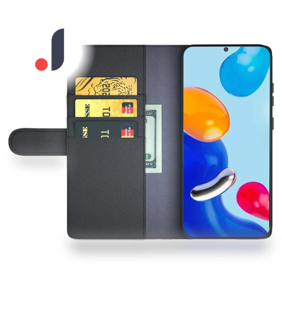 Magnetic Split Genuine Leather Phone Case with Viewing Stand — Flip Cases, Smartwatch 2025