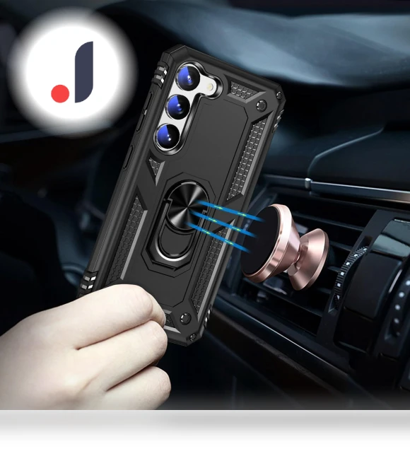 Military Grade Shock-absorbing Case with Ring Kickstand — Bumpers, Smartwatch 2025