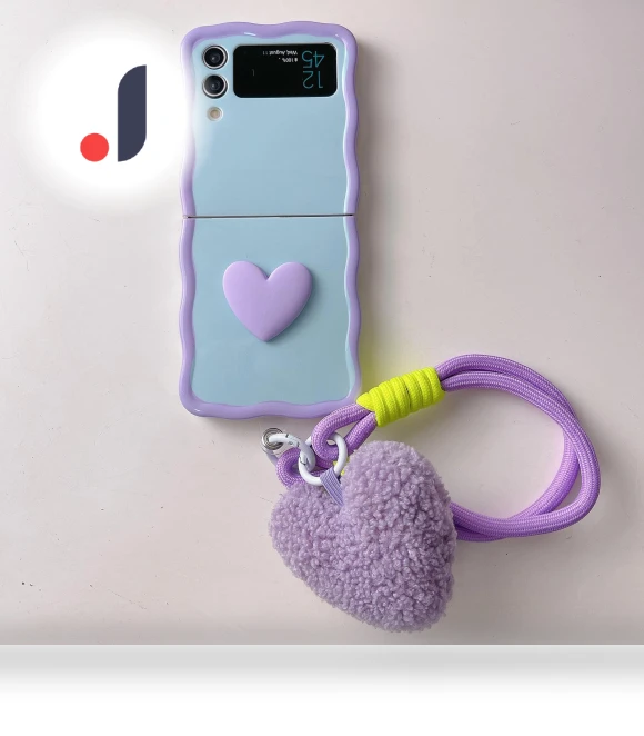 Phone Cover with Heart Pendant Strap — Bumpers, Smartwatch 2025
