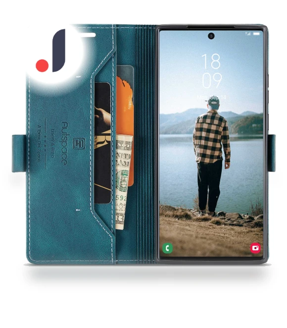 PU Leather Case RFID Blocking Wallet Flip Stand Cover — Smartwatch Protectors, Smartwatch 2025