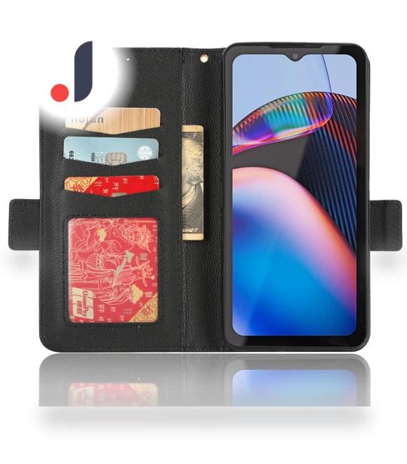 PU Leather Wallet Case with Strap — Flip Cases, Smartwatch 2025