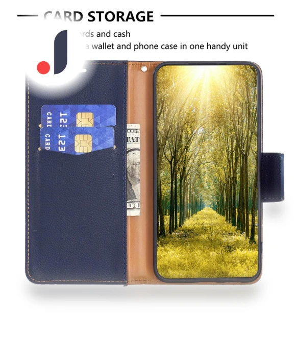 PU Leather Wallet Cover with Strap — Phone Accessories, Smartwatch 2025