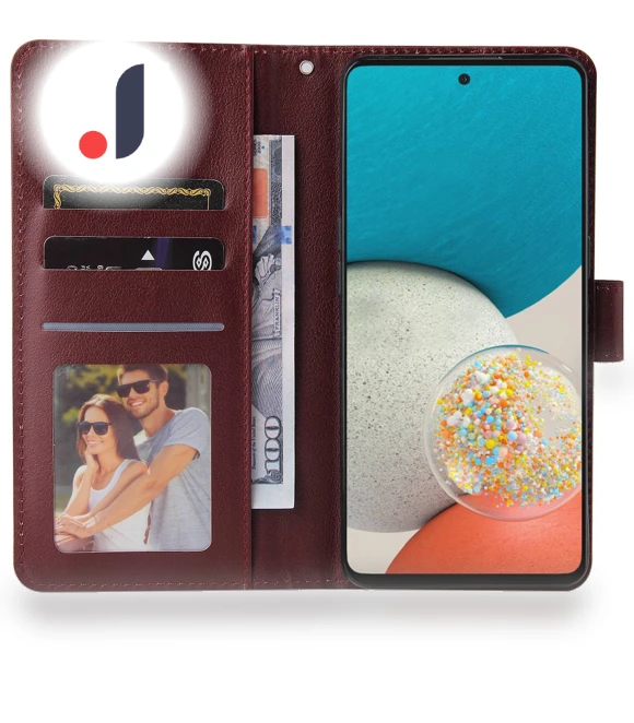 Shockproof PU Leather Foldable Stand Case — Phone Accessories, Smartwatch 2025
