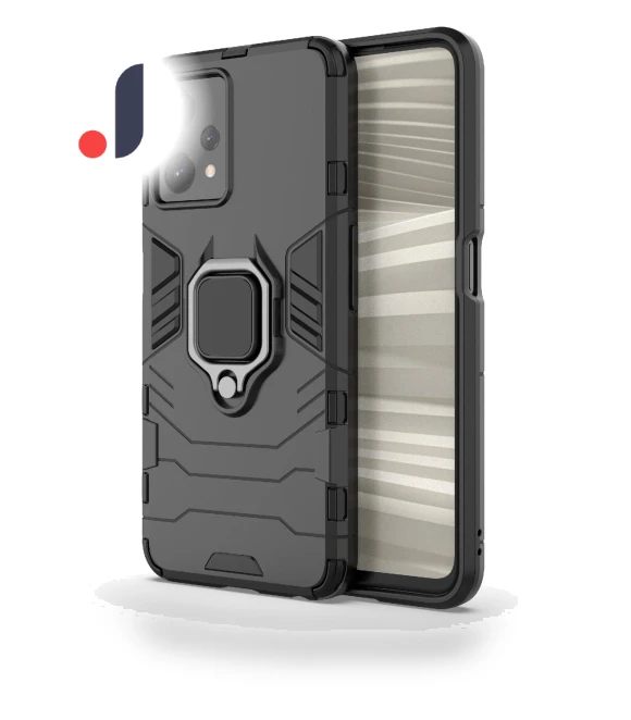 Shockproof TPU+ Hard PC Protective Case with Ring Kickstand — Basic Cases, Smartwatch 2025