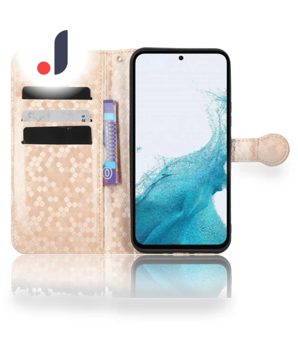 Shockproof Wallet Stand Dot Pattern Imprinted Phone Cover — Phone Accessories, Smartwatch 2025