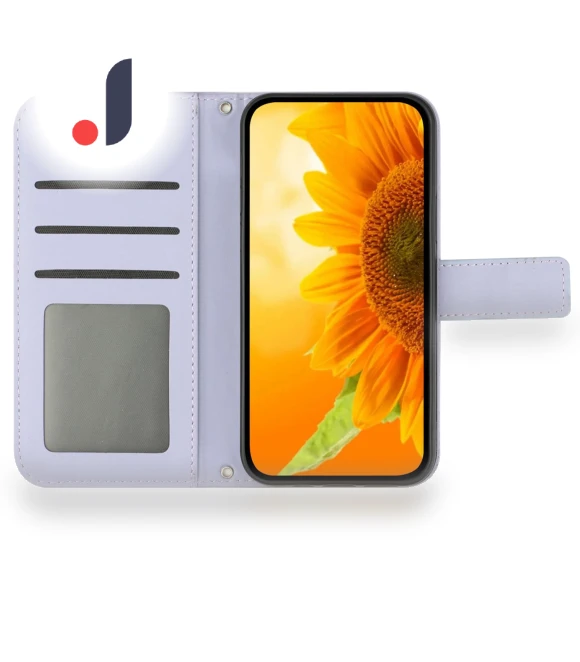 Skin-Touch PU Leather Case Wallet Stand with Shoulder Strap — Smartwatch Protectors, Smartwatch 2025