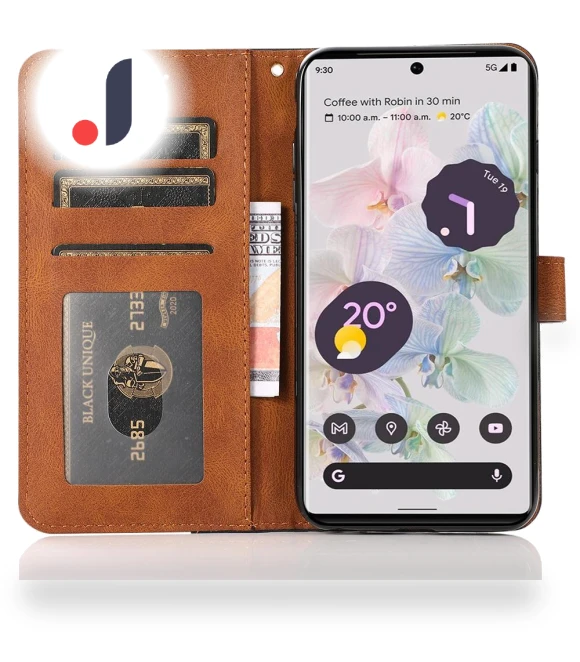 Splicing PU Leather Wallet Case Flip Stand Phone Cover — Flip Cases, Smartwatch 2025