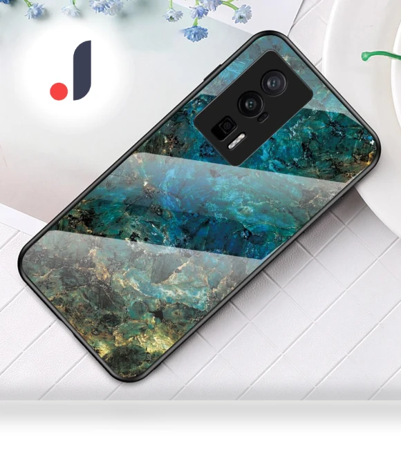 Tempered Glass+PC+TPU Case Marble Pattern Printing Protective Phone Cover — Phone Accessories, Smartwatch 2025