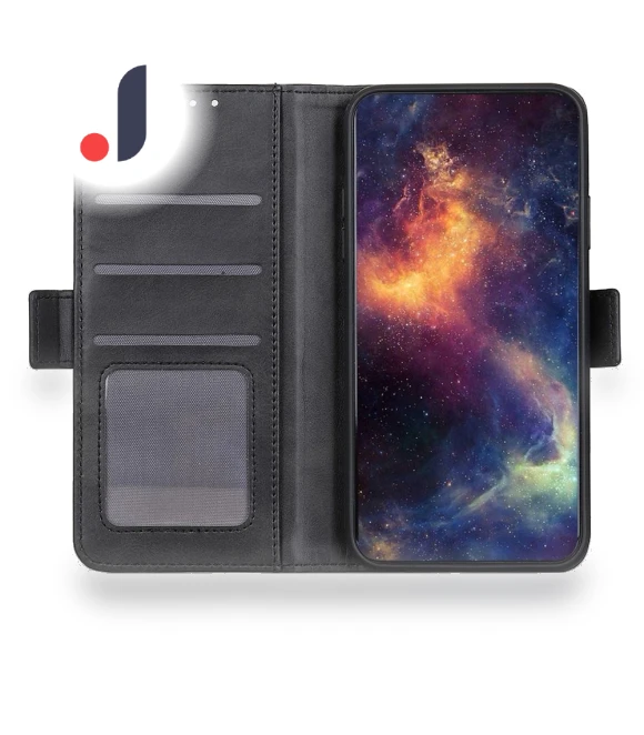 Textured Flip Folio Wallet Case with Dual Magnetic Clasps — Flip Cases, Smartwatch 2025