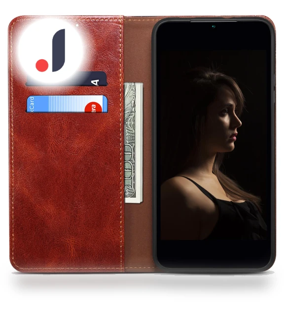 Wallet Case Waxy Crazy Horse Texture Cell Phone Cover Stand — Phone Accessories, Smartwatch 2025