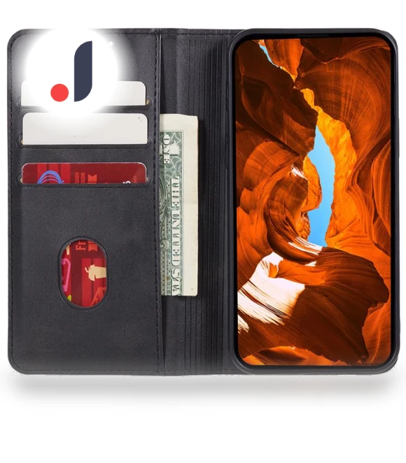Wallet Leather Phone Cover — Flip Cases, Smartwatch 2025