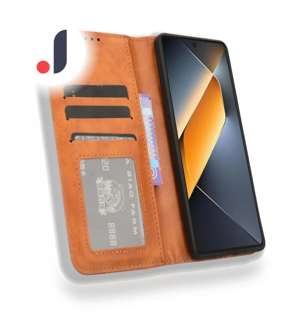 Wallet Retro Texture Leather Phone Cover — Flip Cases, Smartwatch 2025