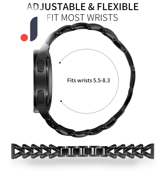 Zinc Alloy Twisted Metal Watch Strap — Smartwatch Straps, Smartwatch 2025