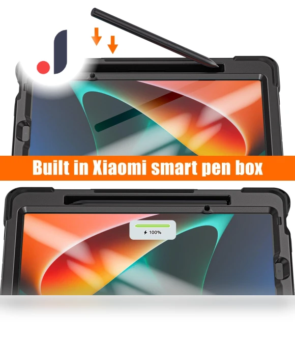 360 Rotation Pull Kickstand Anti-drop Shockproof Tablet Cover Case with Hand Band — Protective Cases, Smartwatch 2025
