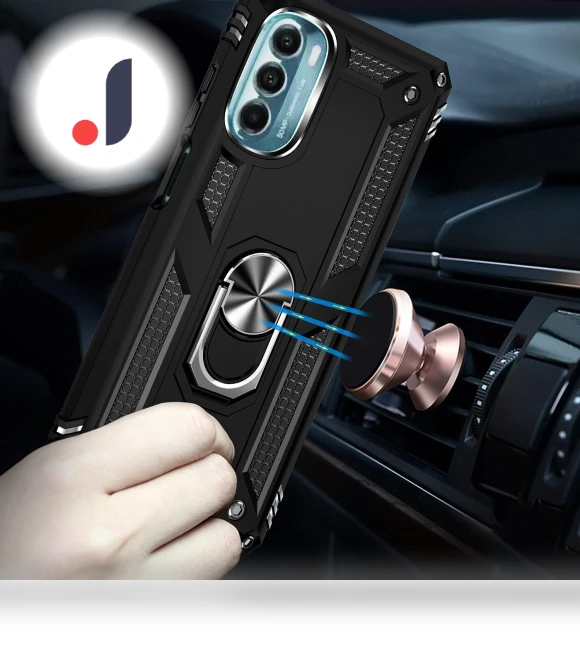 Anti-drop Protection Phone Case with Ring Holder Kickstand — Screen Protectors, Smartwatch 2025