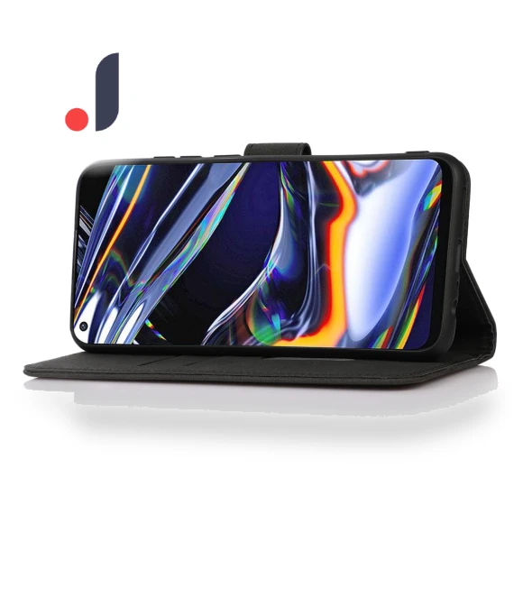 Anti-scratch Textured PU Leather Wallet Phone Case with Foldable Stand — Phone Accessories, Smartwatch 2025