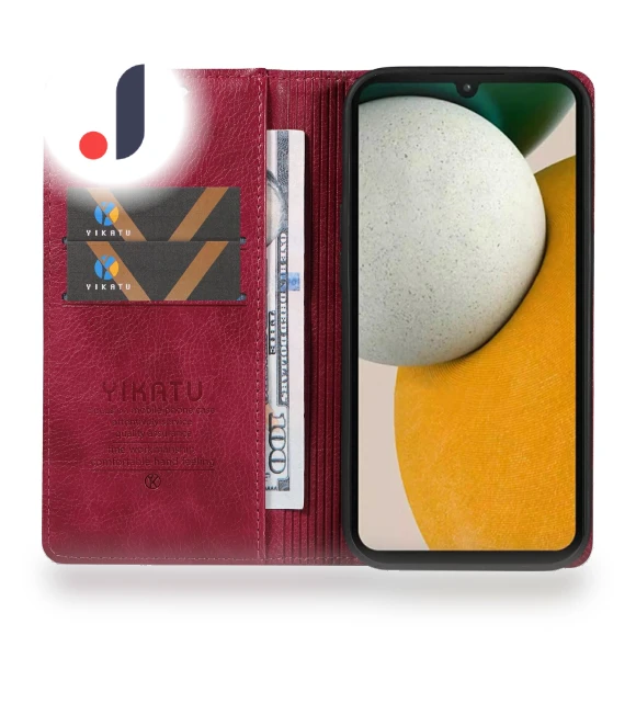 Anti-scratch Wallet Leather Phone Cover — Protective Covers, YIKATU